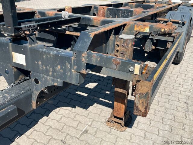 Utskiftbart chassis-tilhenger KRONE ZW18 Tandem BDF 7,82 Container Wechselfahr