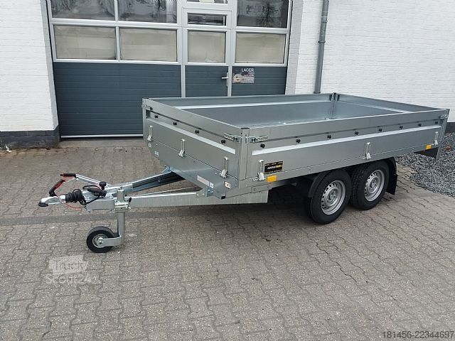  Neptun 2000kg Tandem Pritsche 320x168x40cm Stahlwände direkt und günstig