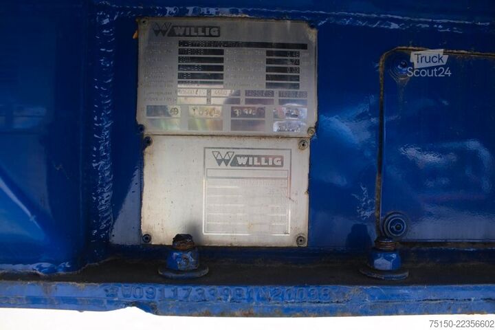 Tankauflieger  WILLIG Diesel/Benzin SELBSTAUSLÄUFER Nr.: 038