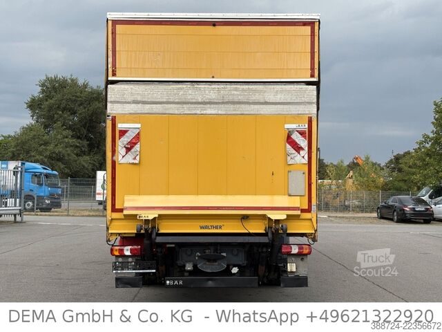 Tovorno vozilo s ravno platformo in ponjavo MERCEDES-BENZ Atego 1527*E6a*LBW*Klima*TÜV*AHK*Bordwände