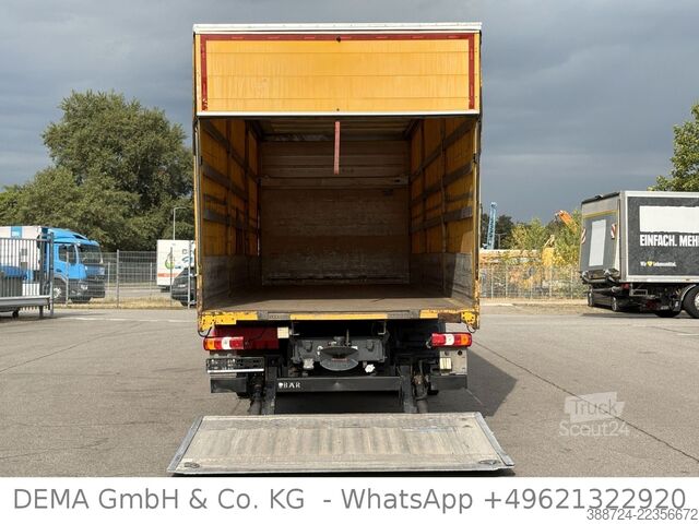 Tovorno vozilo s ravno platformo in ponjavo MERCEDES-BENZ Atego 1527*E6a*LBW*Klima*TÜV*AHK*Bordwände