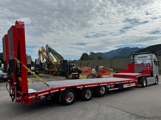 Polpriklopnik z nizko nakladalno ploščadjo FLIEGL SDS 410 T Lift Achse Hebebett Seilwinde