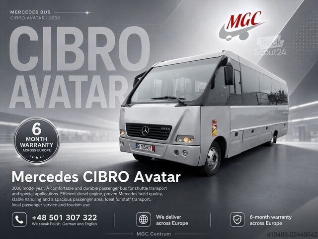 Intercitybus Mercedes-Benz 814D, Mediano, Cibro, Vario,33 seats, E4, Wide ...