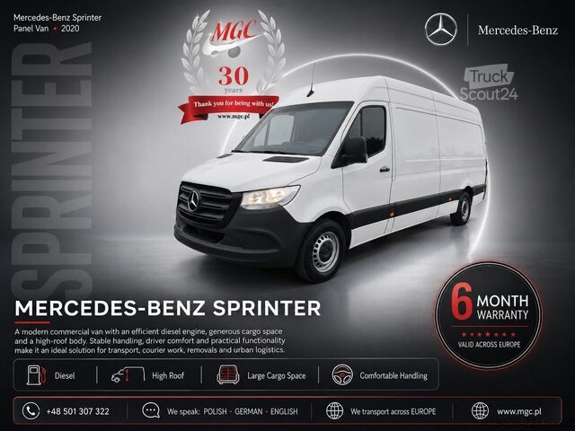 Carrinha de entregas Mercedes-Benz Sprinter 316 / LONG / MAX / SERVICED!