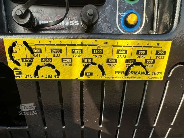 Štandard-SZM Scania R580 V8 6X4 TREKKER/TRACTOR/SZM MET EFFER 315/6...