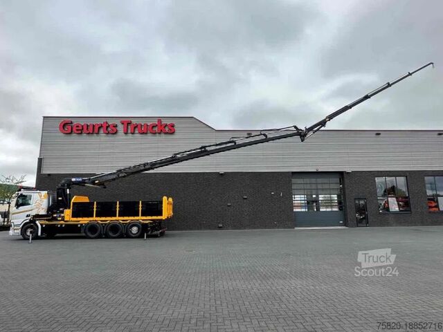 Kipper mit Kran Scania R530 V8 NGS 8X4 TRIDEM MET HYVA 2Z KIPPER + HMF...