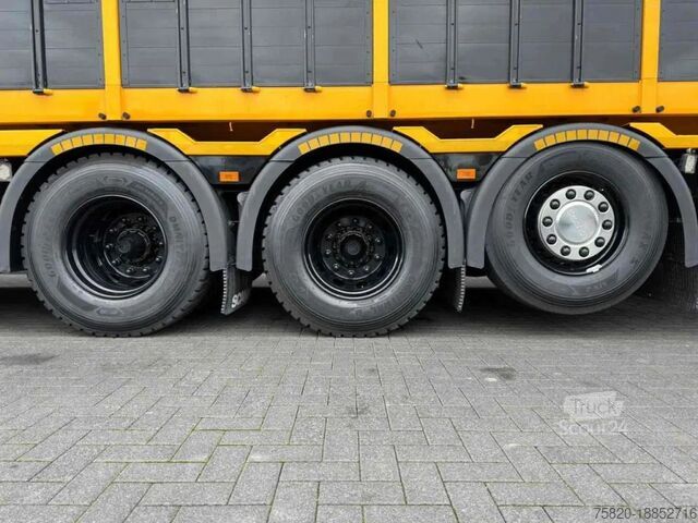 Самосвал с краном Scania R530 V8 NGS 8X4 TRIDEM MET HYVA 2Z KIPPER + HMF...