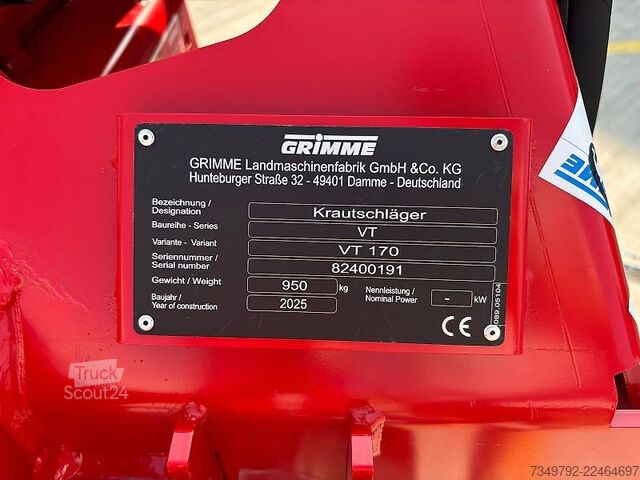 Kombainas Grimme Zwiebelhäcksler VT 170