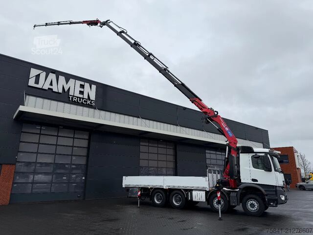 Vrachtwagen met kraan Mercedes-Benz AROCS 4142 8x4 HMF 4020 K6 + JIB FJ 600-K4