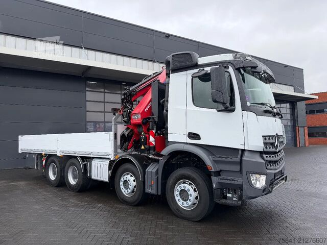 Vrachtwagen met kraan Mercedes-Benz AROCS 4142 8x4 HMF 4020 K6 + JIB FJ 600-K4