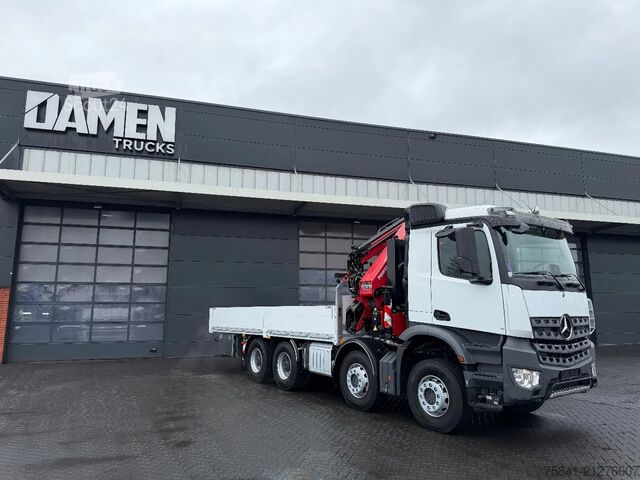 Vrachtwagen met kraan Mercedes-Benz AROCS 4142 8x4 HMF 4020 K6 + JIB FJ 600-K4