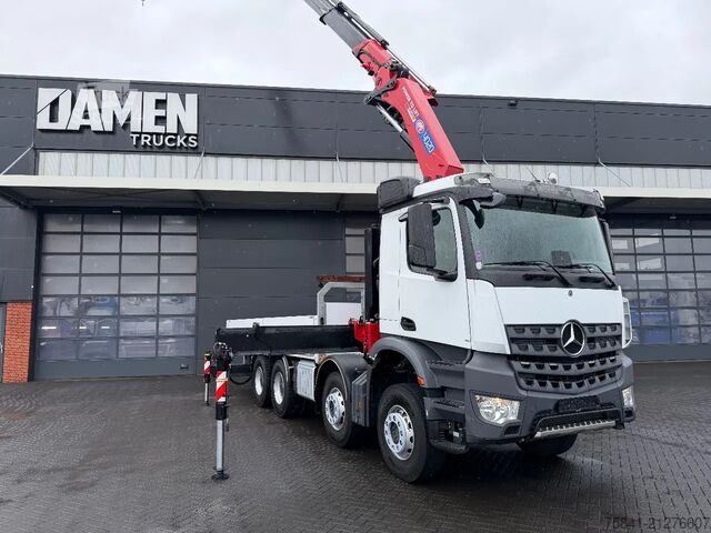 Camião-grua Mercedes-Benz AROCS 4142 8x4 HMF 4020 K6 + JIB FJ 600-K4
