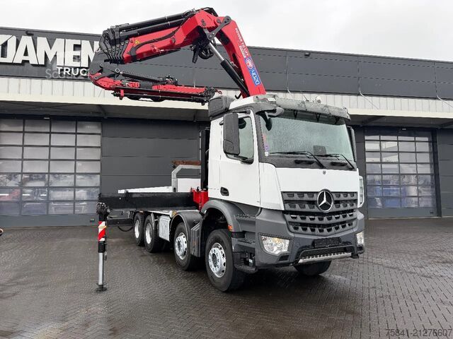 Camião-grua Mercedes-Benz AROCS 4142 8x4 HMF 4020 K6 + JIB FJ 600-K4