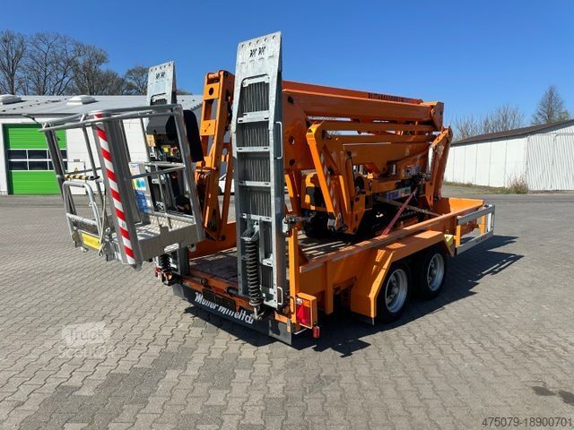 LKW mit Hubarbeitsbühne MERCEDES-BENZ Rutmann SA 26 / Raupenbühne / Funk