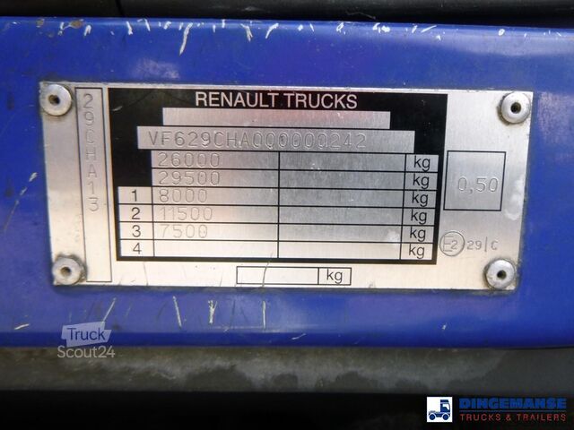 Πλαίσιο με καμπίνα Renault Premium 320 dxi 6x2 chassis ADR