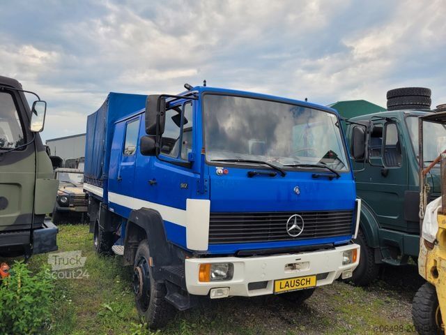 Tovornjak s ploščadjo MERCEDES-BENZ LA 911 B MA 4x4 1017 A 1217A 1417A~