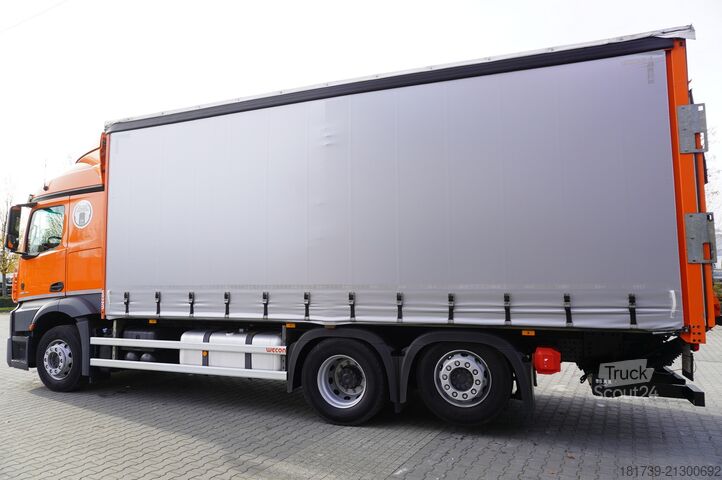 Firanka Mercedes-Benz Actros 2545 6×2 MP5 / FULL ADR / Curtain