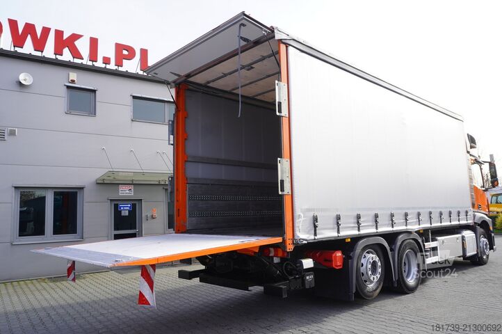 Firanka Mercedes-Benz Actros 2545 6×2 MP5 / FULL ADR / Curtain