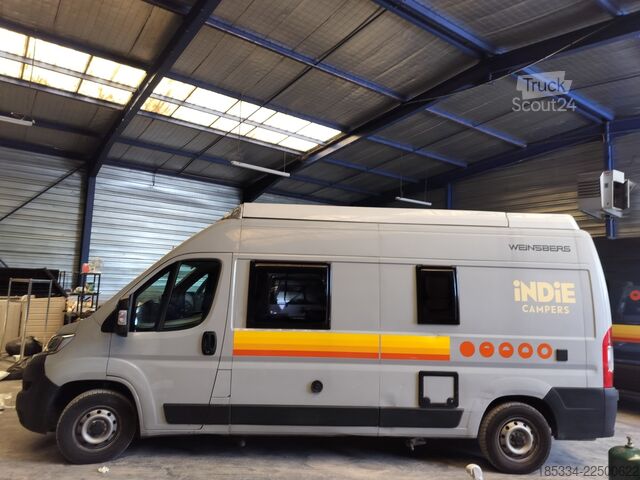Campingvogn/bobil 2023 Fiat Ducato Weinsberg Carabus Manuel | Toit relevable