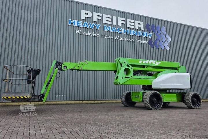 Sujungta teleskopinė darbo platforma Niftylift HR28 HYBRIDE Hybrid, 4x4 Drive, 28m Working Height