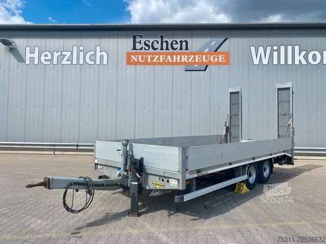 Tieflader Anhänger HUMBAUR Anhänger Tieflader|Chassis verzinkt*Rampen*Blatt
