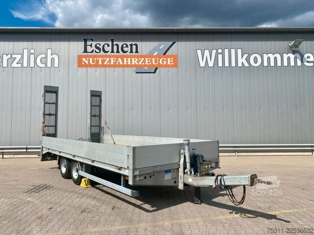 Tieflader Anhänger HUMBAUR Anhänger Tieflader|Chassis verzinkt*Rampen*Blatt