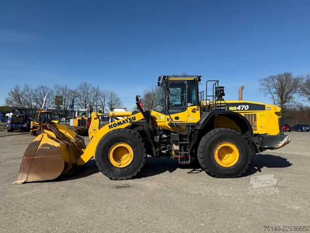 Radlader KOMATSU WA 470-7, Schaufel 4,7m³, ZSA, Klima, Kamera