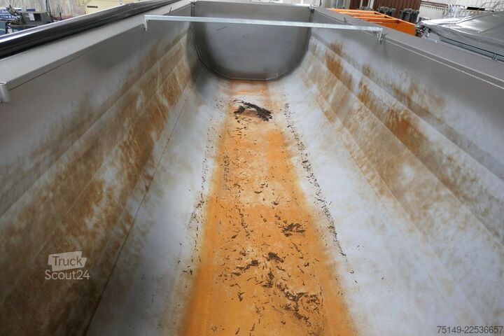 Kipper Auflieger REISCH RHKS-SR, Stahl, 28m³, SAF, Luft-Lift, Rollplane