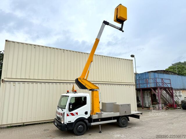 Kuorma-autoon asennettu työskentelyalusta NISSAN Cabstar 32.12 Klubb K26 Arbeitsbühne /11.8 Meter