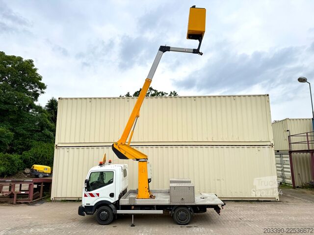 Kuorma-autoon asennettu työskentelyalusta NISSAN Cabstar 32.12 Klubb K26 Arbeitsbühne /11.8 Meter