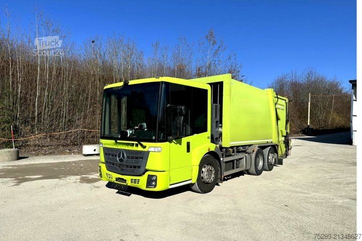 Camion à ordures Mercedes-Benz Econic 2635 6x2*4 Getriebeschaden
