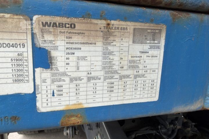 Reboque de plataforma rebaixada Doll SH3 / Swiss-Vehicle