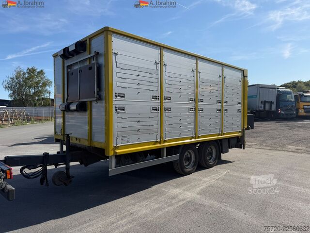 Állatszállító pótkocsi Krukenmeier FG80P SDAH Viehtransporter Trommelbremse