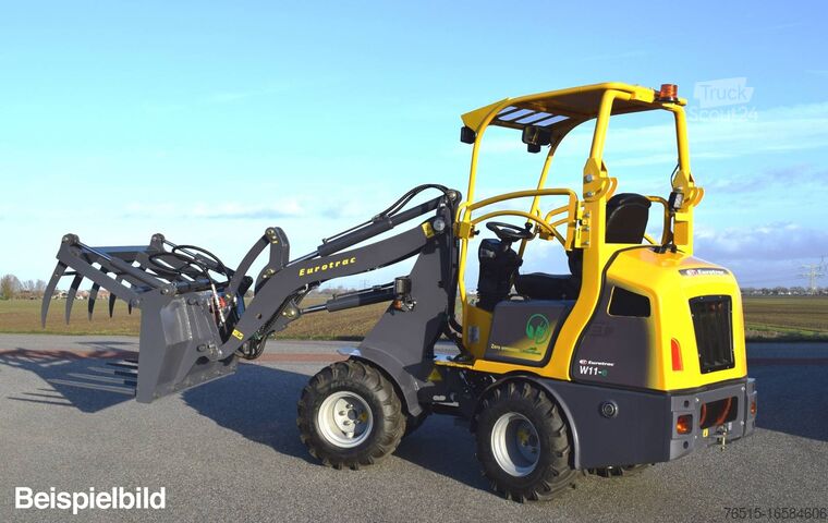 Ratinis krautuvas Eurotrac W11 Schutzdach 26 PS  Hoflader Radlader