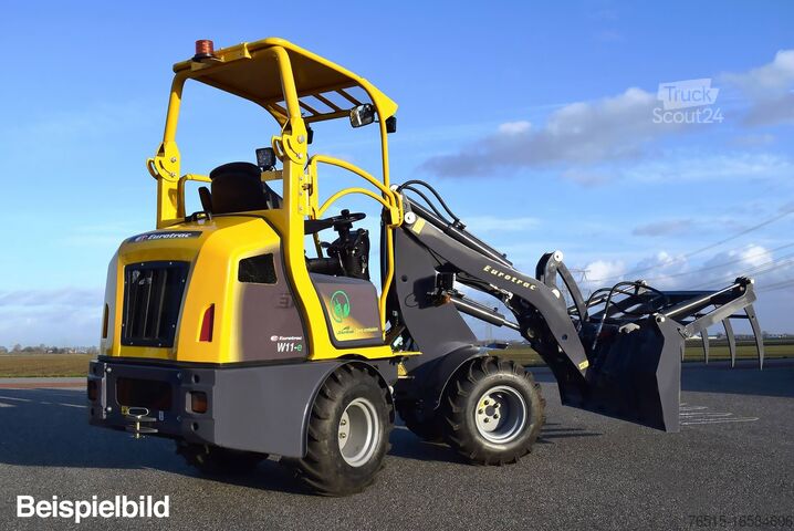 Ratinis krautuvas Eurotrac W11 Schutzdach 26 PS  Hoflader Radlader