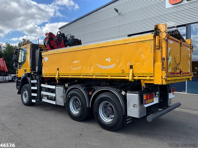 Самосвал с краном Iveco Trakker AD380T41W 6x6 Palfinger 15 Tonmeter Z-k...