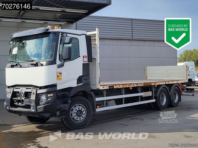 Open laadbak Renault C 380 6X4 7500mm platform Automatic Retarder Eu...