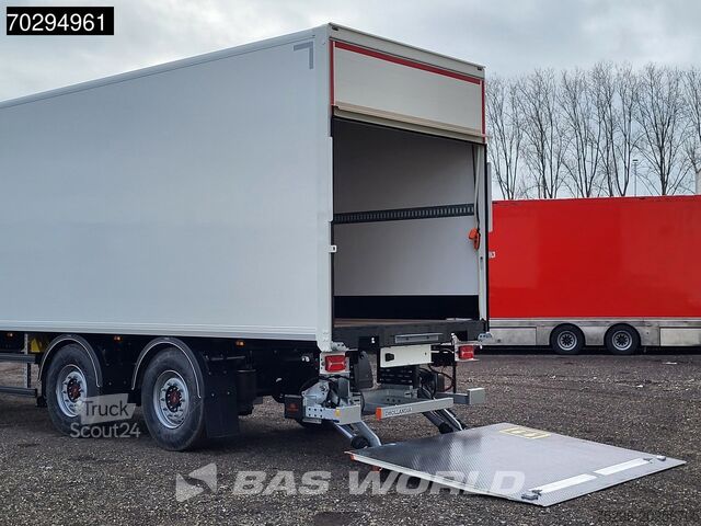 Box body System Trailers LPRS18 NEW Tailgate, Steering Axle, Hardwood, City