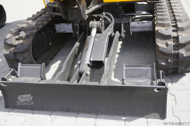 Minigravemaskine på bælter - 7 stk. JCB 16 C-1 mini crawler excavator / joystick