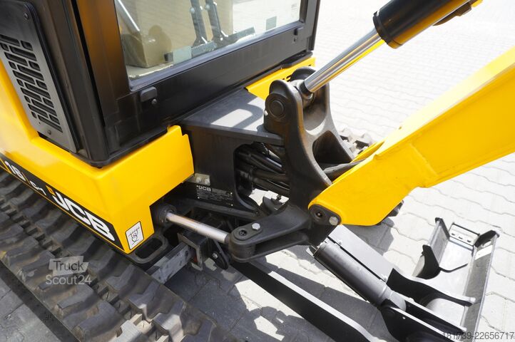 Minigravemaskine på bælter - 7 stk. JCB 16 C-1 mini crawler excavator / joystick
