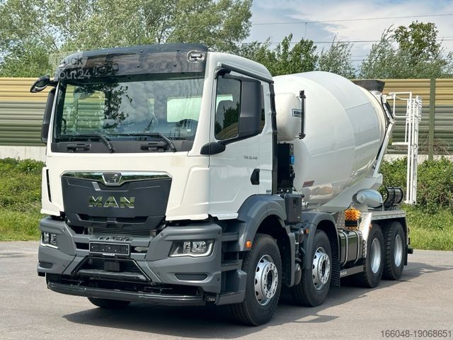 Betono maišyklės sunkvežimis MAN TGS 32.440 8x4 / Euromix MTP EM 9 L