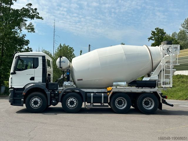 Betono maišyklės sunkvežimis MAN TGS 32.440 8x4 / Euromix MTP EM 9 L