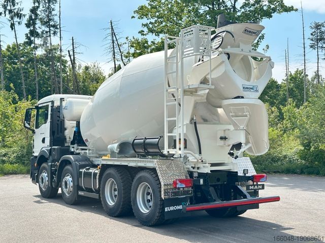 Betono maišyklės sunkvežimis MAN TGS 32.440 8x4 / Euromix MTP EM 9 L
