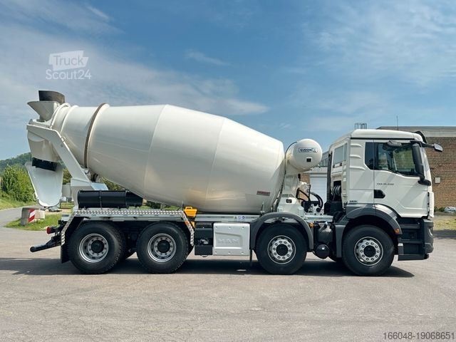 Betono maišyklės sunkvežimis MAN TGS 32.440 8x4 / Euromix MTP EM 9 L