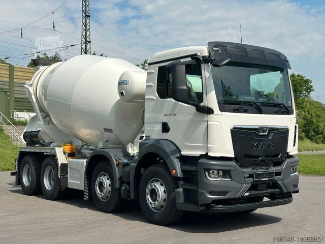 Betono maišyklės sunkvežimis MAN TGS 32.440 8x4 / Euromix MTP EM 9 L