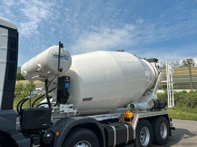 Betono maišyklės sunkvežimis MAN TGS 32.440 8x4 / Euromix MTP EM 9 L