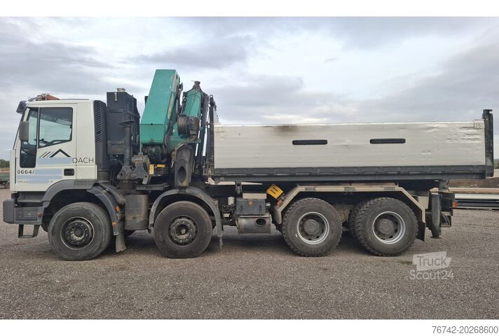 Żuraw samojezdny Iveco 480 Eurotrakker 8x4/TÜV/Palfinger PK 44002 G/MEILLER