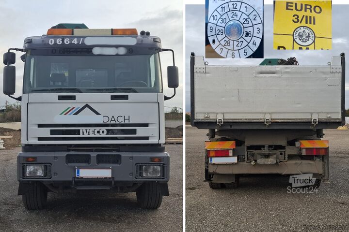 Żuraw samojezdny Iveco 480 Eurotrakker 8x4/TÜV/Palfinger PK 44002 G/MEILLER