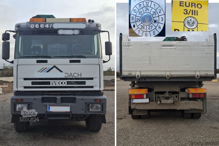 Wywrotka trójstronna Iveco 480 Eurotrakker 8x4/TÜV/Palfinger PK 44002 G/MEILLER