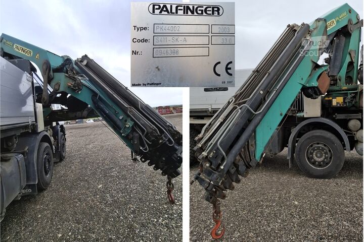 شاحنة قلاب Iveco 480 Eurotrakker 8x4/TÜV/Palfinger PK 44002 G/MEILLER
